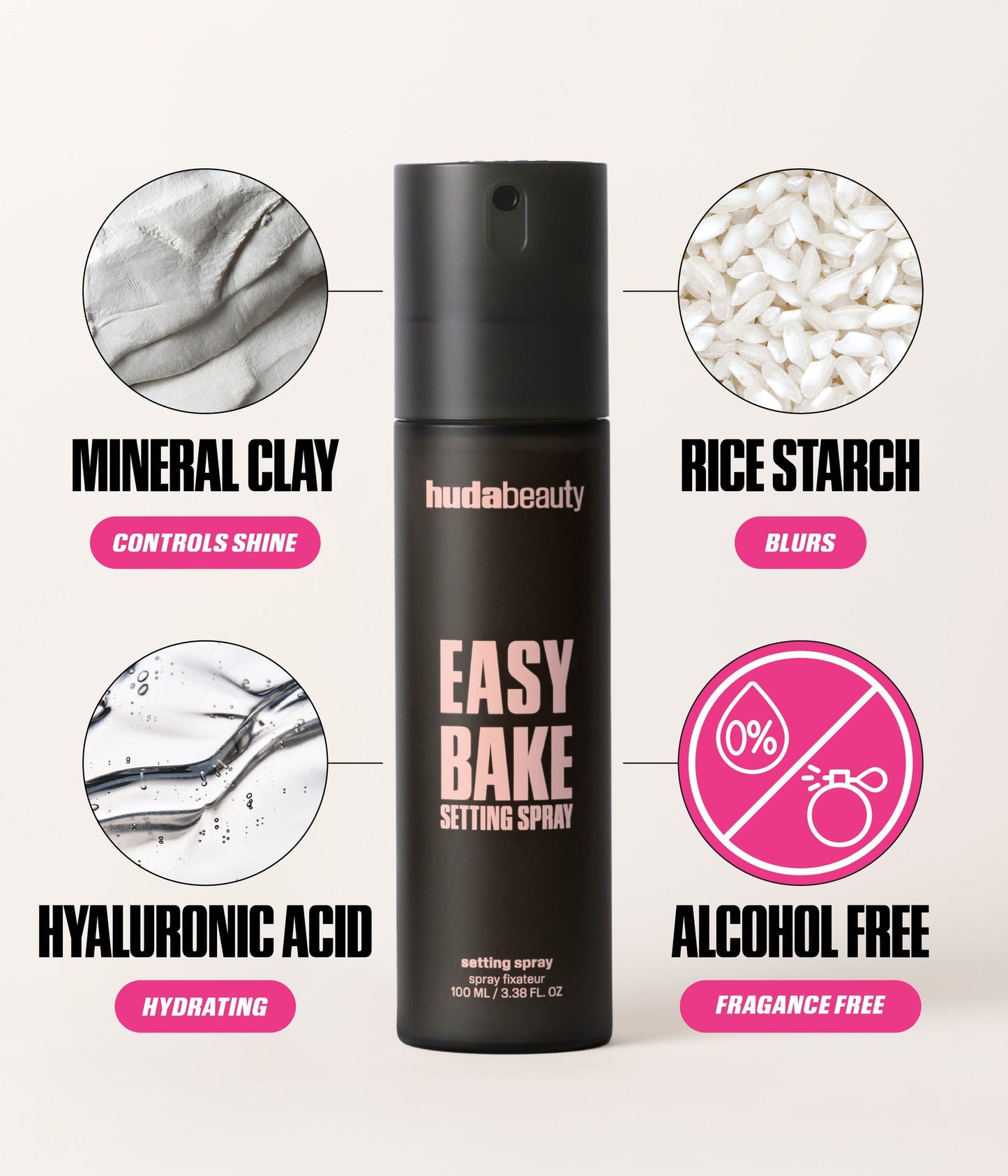 EASY BAKE SETTING SPRAY WITH 16-HOUR WEAR - US 2360