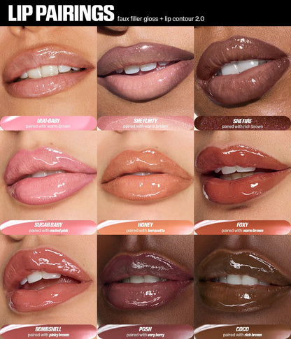 FAUX FILLER EXTRA SHINE LIP GLOSS - US 7296