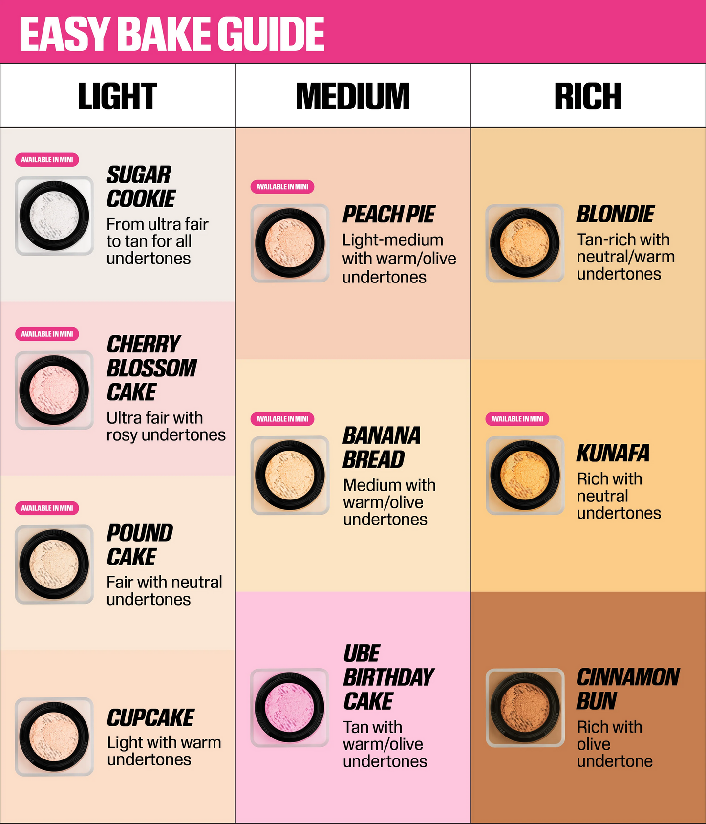 MINI EASY BAKE LOOSE BAKING & SETTING POWDER - US 0140